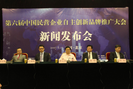 第六届中国民营企业自主创新品牌推广大会召开