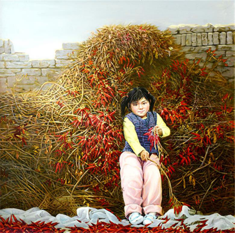圆梦路上——靳军美术作品展在滑县举办