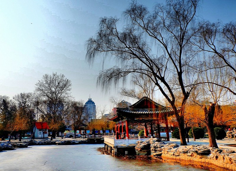 静静的北京,疫情下北京公园掠影